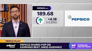 PepsiCo stock pops, hitting 52-week high on earnings beat