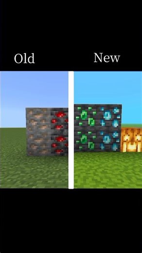 Minecraft Old vs New