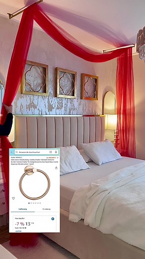 2.3M views · 10K reactions | Amazon Towel Ring Hack ‍♀️⚒️ Easy way to Decorate your BedRoom  #homedecor #homeinspo #homeinterior #homedecoration #diyideas #diycrafts #hack #amazonfinds #AMAZONHACKS | 퐄퐋퐋퐀퐇 퐇퐎퐌퐄 | Facebook