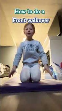 How to do a front walk over🤸 #flexibility #frontwalkover ￼