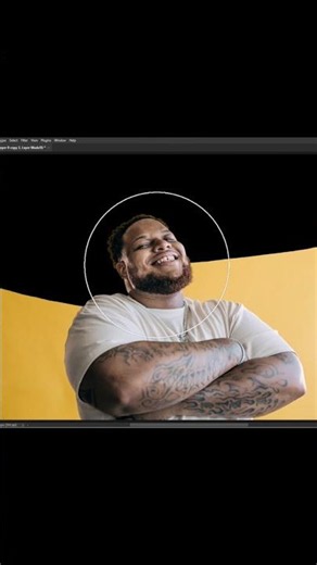 How to Create a Cinematic Halo Portrait Effect in Photoshop #shorts