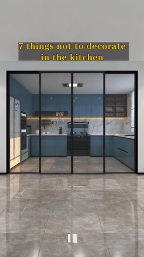 7 things not to decorate in the kitchen #design #decoration #kitchen