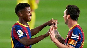 Eto'o believes Ansu Fati is the only player who can takeover from Messi at Barca