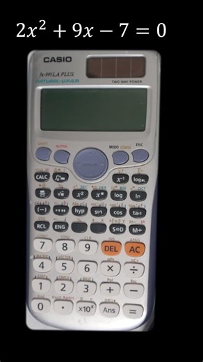 Axel Contreras on Instagram: "Deja de sufrir con la "Chicharronera" (Fórmula General) ¿Todavía resuelves ecuaciones de segundo grado a mano? Probablemente sigues cantando mentalmente esa canción de "menos be, más menos raíz cuadrada..." mientras el reloj del examen corre en tu contra. Es hora de jubilar el método manual. Un error de signo dentro de la raíz y todo tu problema se derrumba. Tu calculadora tiene un atajo legal que hace el trabajo sucio por ti: el Modo Ecuación. El secreto está en la