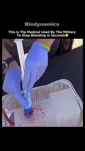 Medical | Science | Facts on Instagram: "Most first aid kits are designed to clean a cut. This device is engineered to plug a bullet hole in 15 seconds. You are looking at the XSTAT Rapid Hemostasis System, a piece of battlefield technology that redefined trauma care. Unlike traditional gauze, which relies on external pressure, this syringe injects dozens of expanding, cellulose sponges directly into a deep wound channel. The science here is life-saving volume expansion. Upon contact with blood,