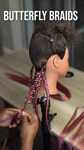 How I Do Knotless Butterfly Braid🦋🦋🦋 | Yatsa Creations