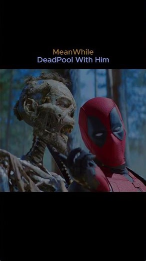 Deadpool talking to Wolverine skeleton in Deadpool 3 😂🤣