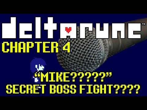 Mike Secret Boss Fight (PC VERSION) | DELTARUNE CHAPTER 4