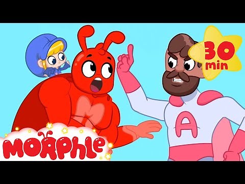 SUPERHERO MORPHLE VS MR ACTION My Magic Pet Morphle | Cartoons For Kids | Morphle | Mila and Morphle