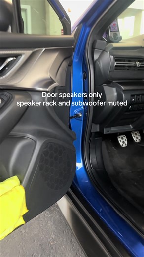 Door speakers are only at 2/3 of rms power #fyp #viral #foryoupage #soundsystem #caraudio