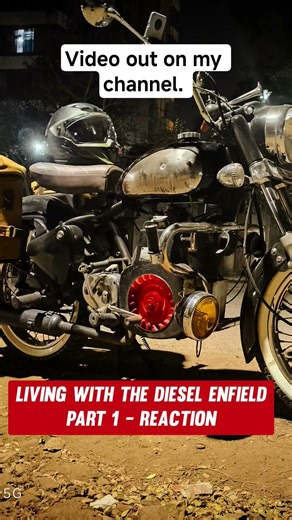 Living with my Royal Enfield Diesel - Part 1 . #royalenfield #bullet350 #dieselbullet
