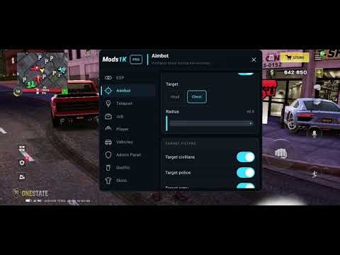 ONE STATE RP HACK AIMLOCK HACK +AUTO FARM + ESP +