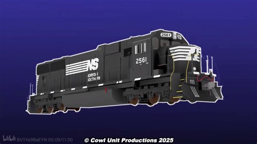 最后的标准型司机室机车——EMD SD70 和 GE C40-9视频搬运