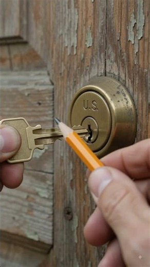 This Pencil Fixes a Sticky Lock Instantly! ✏️
