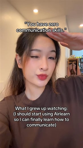 Alice is learning on Instagram: "Trying to fix years of busted communication skills… thank god Airlearn exists 😭 #Airlearn #CommunicationSkills #LearnBetter #StudyVibes #ProductiveEnergy"