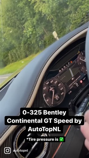 0-325km/h Bentley Continental GT SPEED 🚀🚀 | AutoTopNL