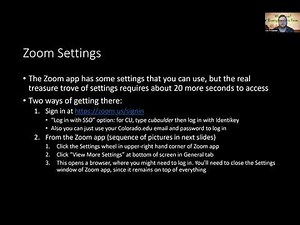 Teaching Workshop 2 Zoom for Synchronous Online Teaching