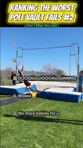 🏃‍♂️💥🤣 Ranking The Worst Pole Vault Fails #2