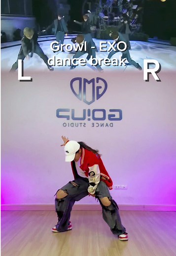 EXO Growl Dance Break Tutorial at 0.70X Speed