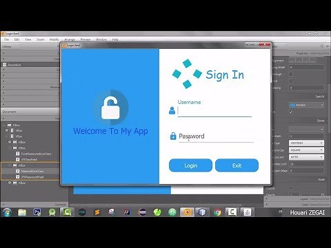6 - دورة تطبيقية ل JavaFx - تصميم نافذة تسجيل الدخول - Design Sign In Form