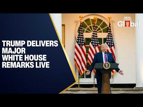 WATCH LIVE: President Donald Trump Delivers Remarks Before Rose Garden Club Lunch
