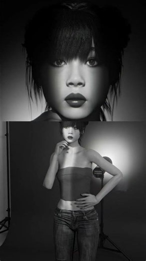 Black-and-White Gobo Portrait Breakdown