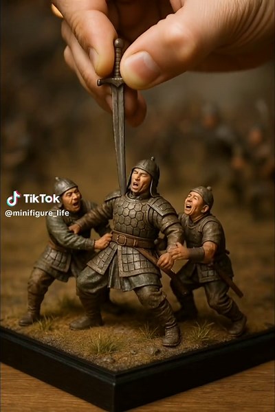 Mini Figure Life: Hilarious Sword Stuck Chaos