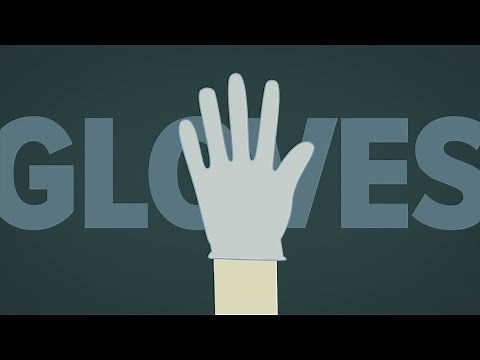 How to properly wear gloves and avoid contamination