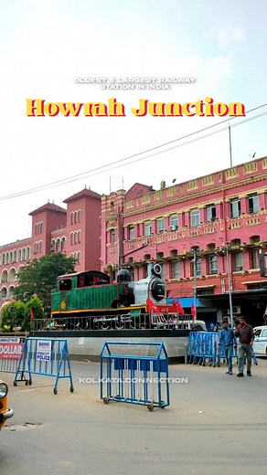 Howrah Railway Station in the city of Howrah , West Bengal, India. It is the oldest, largest and busiest railway complex in India as well as one of the busiest and largest railway station in the world. First Train in Eastern India ran from this station on 15th August 1854, From Howrah to Hooghly. . Follow Kolkata.connection for More such contents ©️Kolkata.connection Originals . Shot on -@googlepixel 7a . . 🚫 Do not Repost 🚫 . . . #trending #trendingreels #trendingsongs #explorepage #history #
