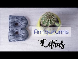 How to crochet the letter B. Amigurumi