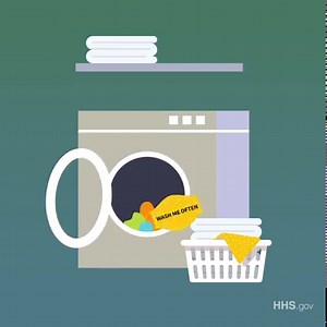 Wearing a clean mask is one of the best ways to help prevent the spread of COVID-19. Make sure you’re washing it correctly after every wear using tips from CDC: https://www.cdc.gov/coronavirus/2019-ncov/prevent-getting-sick/how-to-wash-cloth-face-coverings.html. | U.S. Department of Health and Human Services