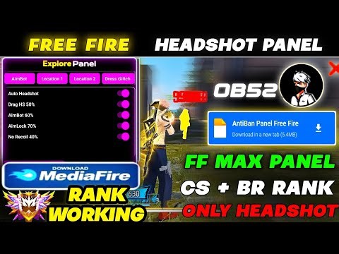 AntiBan Free Fire Mobile Panel | FF Antiban Panel 🔥 OB52 | Free Fire Hack New 😈 | FF Mobile Panel 