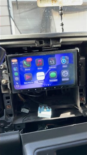 Alpine ILX-W650 radio on my Silverado Z71