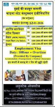 चाइना कंपनी का क्लाइंट इंटरव्यू 12 जनवरी को चलेगा # अनुजटेक ओवरसीज ऑफिस गोरखपुर में