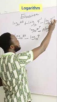 How to solve this type of logarithm question for grade 12 students
