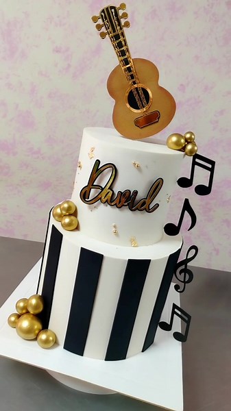 Creative Guitar Cake Decorating | Viral Buttercream Design