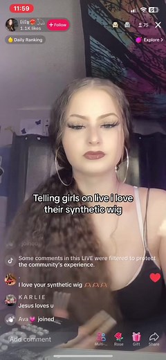 Telling girls i love their synthetic wigs 💀💀#fyp #trending | malibu synthetic wig