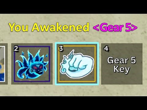 Blox Fruits - Rubber Awakening - Gear 5/New Skills Update!