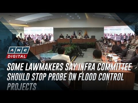 Some lawmakers say infra committee should stop probe on flood control projects | ANC