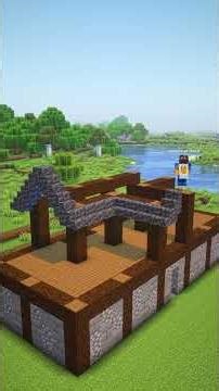 Minecraft Simple Survival House 🏠 #minecraft #eye4steel #shorts