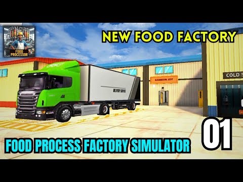 Starting New Food Factory | Food Process Factory Simulator Android Gameplay