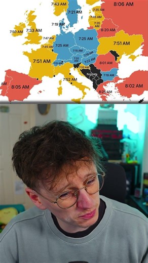 Average Morning Wake Up Time of Europeans