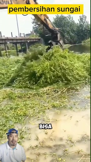 137 reactions · 9 comments | Pembersihan tumbuhan liar yang menghambat aliran air sungai #mesincanggih #pembersihansungai #alatberat #excavator #teknologi | Pak Tarmudi Nasa | Facebook