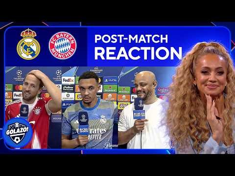 Harry Kane, Trent Alexander-Arnold, & Vincent Kompany react as Bayern beat Real Madrid | UCL Today