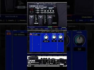 Set up an BOSS ME-25 in your PC