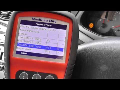 Ford Diagnostic Freeze Frame Data