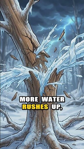 How do plants grow ice flowers?