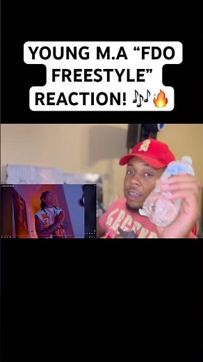 YOUNG M.A “FDO FREESTYLE” REACTION 🎶🔥 OUT NOW! #youngma #poohshiesty #music #reaction #rap #shorts