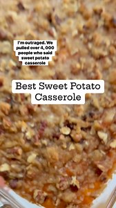 Sweet Potato Casserole: the MVP of Thanksgiving sides! 🍠🙌 Creamy, sweet, and that crunchy pecan topping? Total game changer!Recipe link is in the comments for you! 👇 | Tastes Better From Scratch
