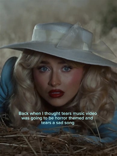 I'm so hopelessly devoted to her.... #tears #musicvideo #sabrinacarpenter #mansbestfriend #visuals